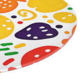 Lebhaftes Fruchtmuster Schneidebrett (Ecke)