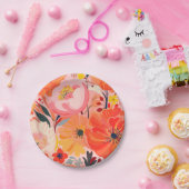 Lebhaftes Garden-Party Pappteller (Party)