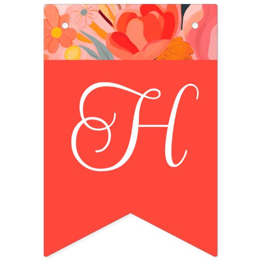 Lebhaftes Garden-Party Wimpelkette (Zweite Fahne)