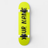 Lebhaftes Gelb Skateboard (Vorderseite)