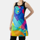 Lebhaftes geometrisches Abstrakt Schürze (InSitu)