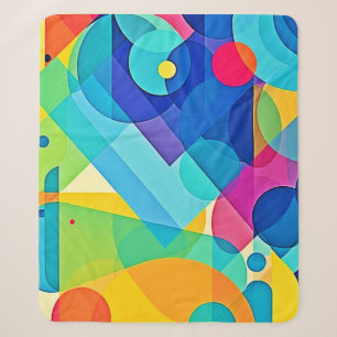 Lebhaftes geometrisches Abstrakt Sherpadecke