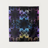 Lebhaftes geometrisches Band Wandteppich (Vorderseite)