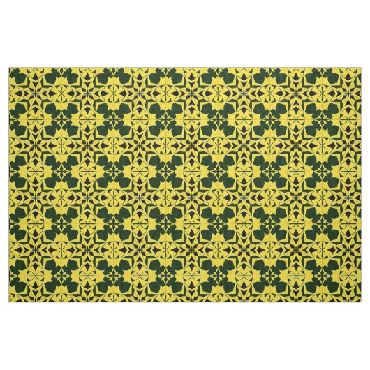 Lebhaftes geometrisches Blumendesign Stoff (Fat Quarter (45,7 x 55,9 cm))