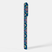 Lebhaftes geometrisches Boho-Muster iPhone Hülle (Rechte Seite)