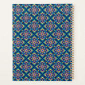 Lebhaftes geometrisches Boho-Muster Planer (Rückseite)