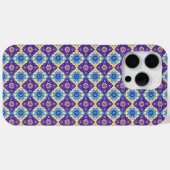 Lebhaftes geometrisches Muster der Retro-Geometrie Case-Mate iPhone Hülle (Rückseite (Horizontal))