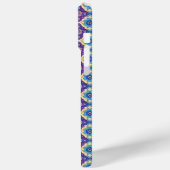 Lebhaftes geometrisches Muster der Retro-Geometrie Case-Mate iPhone Hülle (Rückseite / Links)