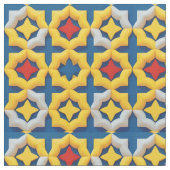 Lebhaftes geometrisches Muster mit fetten Farben Stoff (Nahaufnahme)