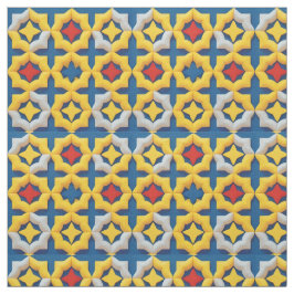 Lebhaftes geometrisches Muster mit fetten Farben Stoff