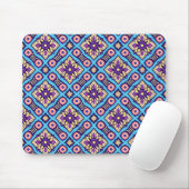 Lebhaftes geometrisches Muster Mousepad (Mit Mouse)