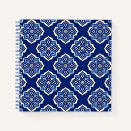 Lebhaftes geometrisches Muster Notizblock