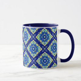 Lebhaftes geometrisches Muster Tasse