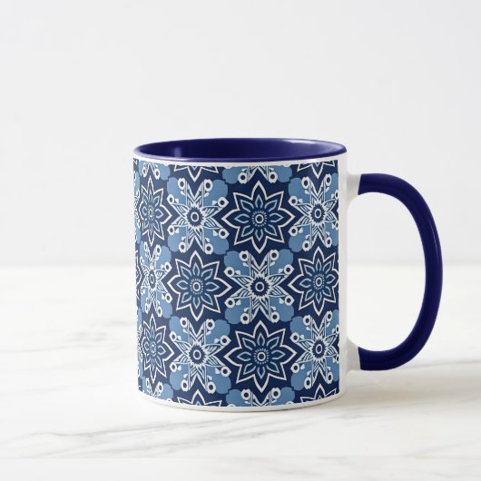 Lebhaftes geometrisches Muster Tasse (Rechts)