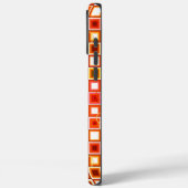 Lebhaftes geometrisches Quadrat-Muster im Retro Case-Mate iPhone Hülle (Rückseite / Links)