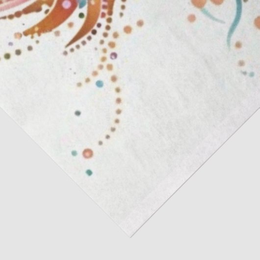 Lebhaftes, gestrichenes, Drachendekoupage-Tissue Seidenpapier (Ausschnitt)