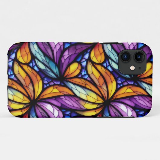 Lebhaftes Glas: farbenfrohe Gestaltung Case-Mate iPhone Hülle (Rückseite (Horizontal))