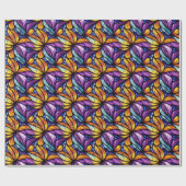 Lebhaftes Glas: farbenfrohe Gestaltung Geschenkpapier (Flach)