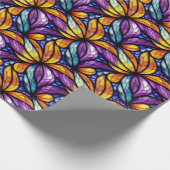 Lebhaftes Glas: farbenfrohe Gestaltung Geschenkpapier (Ecke)