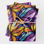 Lebhaftes Glas: farbenfrohe Gestaltung Geschenkpapier Set (Beispiel)