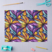 Lebhaftes Glas: farbenfrohe Gestaltung Seidenpapier (Basteln)