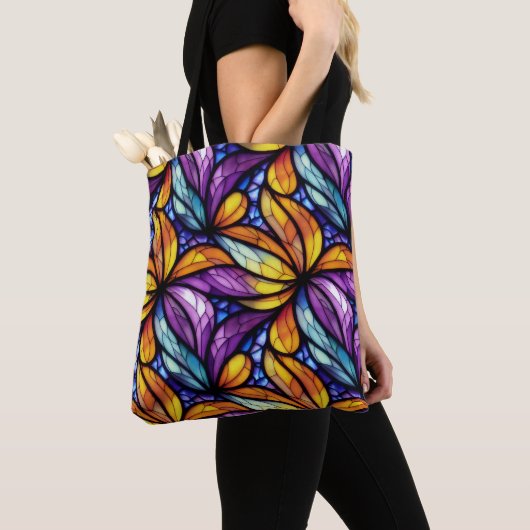 Lebhaftes Glas: farbenfrohe Gestaltung Tasche (Von Nahem)