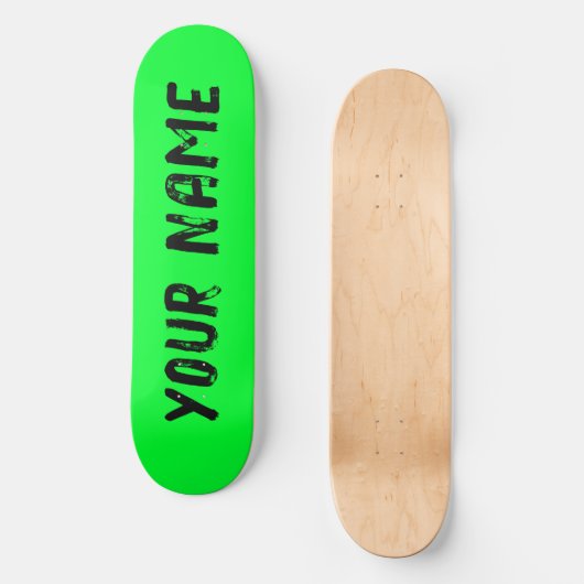 Lebhaftes Grün Skateboard (Vorderseite)