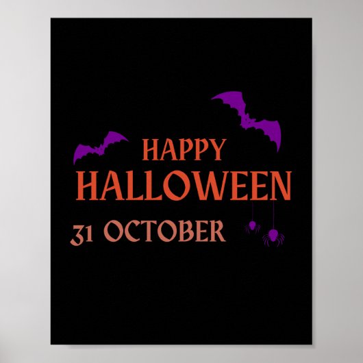 Lebhaftes Halloween, schöne Wall Art Poster (Vorne)