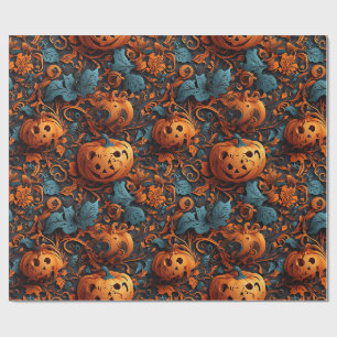 Lebhaftes Halloween-Thema Geschenkpapier