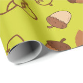 Lebhaftes Hazelnut Nahtloses Wrapping Paper für Fa Geschenkpapier (Rolleneckpunkt)