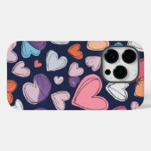 Lebhaftes Herz iPhone Case - Romantische Geschenki (Rückseite (Horizontal))