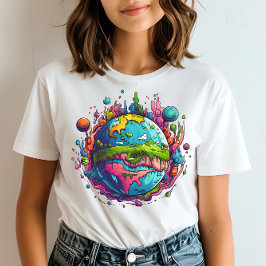 Lebhaftes Hippie-Soul T-Shirt