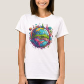 Lebhaftes Hippie-Soul T-Shirt (Vorderseite)