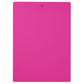 Lebhaftes Hot Pink | Ombre Stripes with Script Klemmbrett (Rückseite)