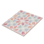 Lebhaftes indisches Art Geometric Muster Fliese (Seite)