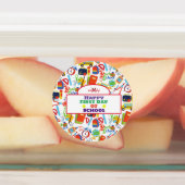 Lebhaftes, individualisierbares Zurück zu Schulfor Etiketten (Befestigt)