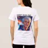 "Lebhaftes jugendliches Ambiente - Modernes T - Sh Tri-Blend Shirt (Rückseite)