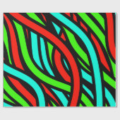 Lebhaftes Kabel Geschenkpapier (Flach)