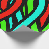 Lebhaftes Kabel Geschenkpapier (Ecke)