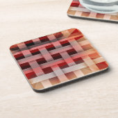 Lebhaftes Kariert Untersetzer (Linke Seite)