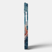 Lebhaftes Koi Fish Schwimmen Case-Mate iPhone Hülle (Rückseite / Links)