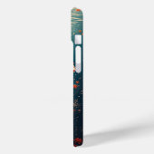 Lebhaftes Koi Fish Schwimmen Case-Mate iPhone Hülle (Rückseite / Links)