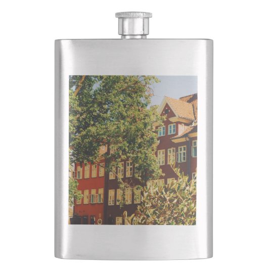 Lebhaftes Kopenhagen Flachmann (Vorderseite)