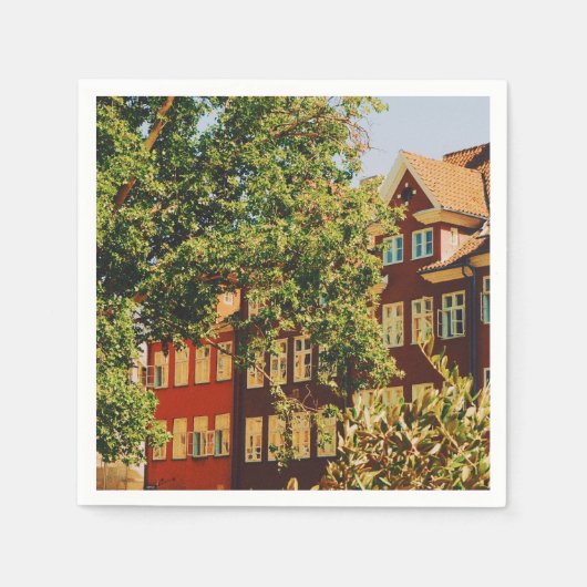 Lebhaftes Kopenhagen Serviette (Vorderseite)