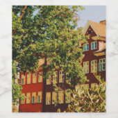 Lebhaftes Kopenhagen Weinetikett (Einzelnes Label)