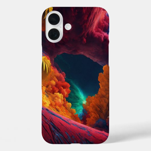 Lebhaftes kosmisches Dreamscape iPhone 16 Fall Case-Mate iPhone Hülle (Rückseite)