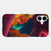 Lebhaftes kosmisches Dreamscape iPhone 16 Fall Hülle (Rückseite (Horizontal))