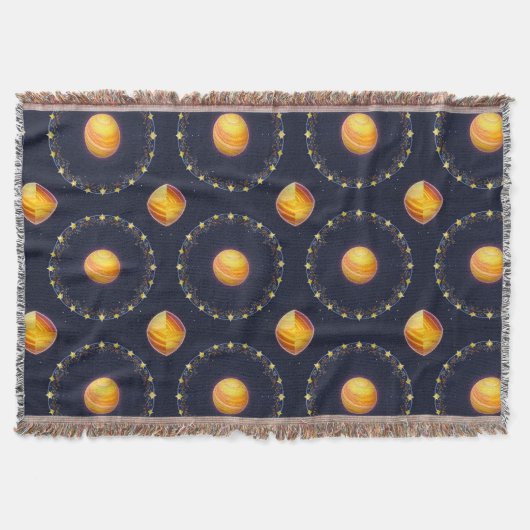 Lebhaftes kosmisches Kunstwerk Decke (Vorderseite)