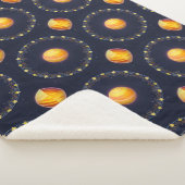 Lebhaftes kosmisches Kunstwerk Sherpadecke (3/4)