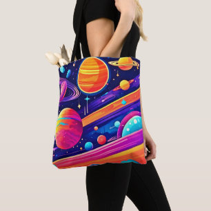 Lebhaftes kosmisches Symphoniedesign Tasche